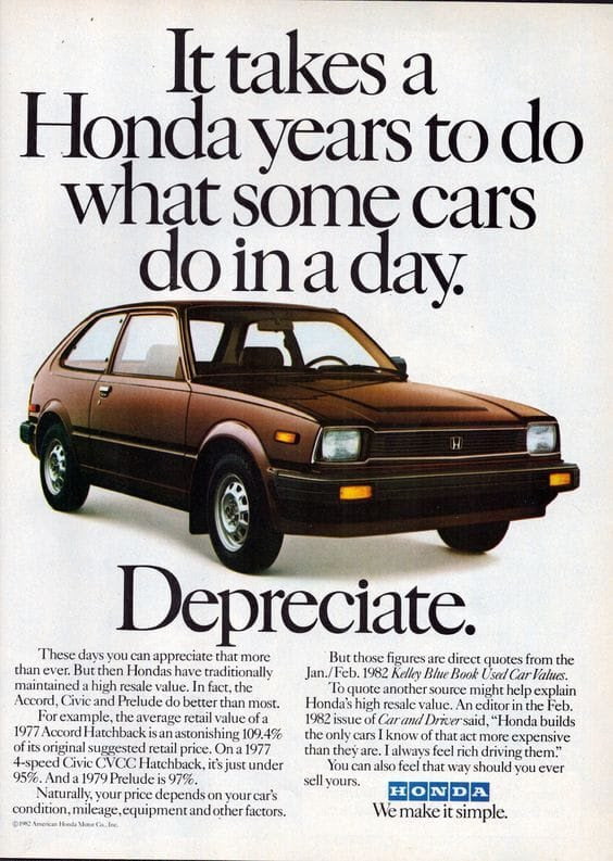 Lo que un anuncio de coches de 1982 puede enseñarte en 2024